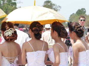Brides at Angkor Wat