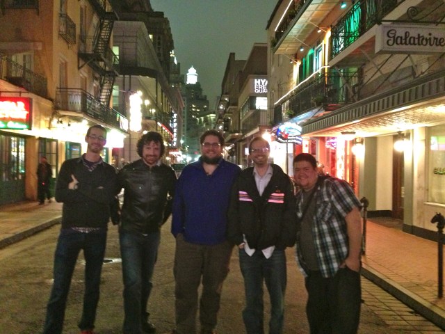 Team Social Takes Bourbon Street